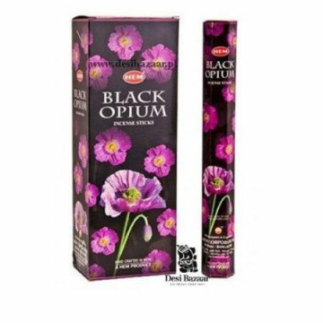 2875 Hem Black Opium Incense Sticks logo 450x4