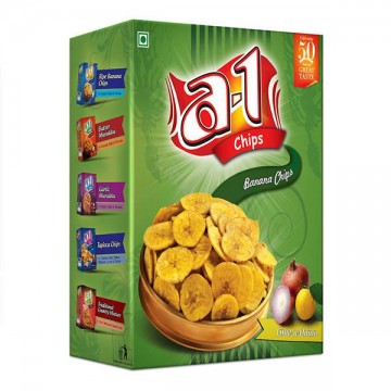 A1 BANANA CHIPS LIME WITH ONION 180G